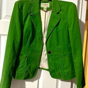 L.L Bean Green Blazer